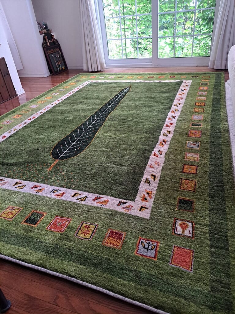 アートギャッベ(291×207cm)の施工例