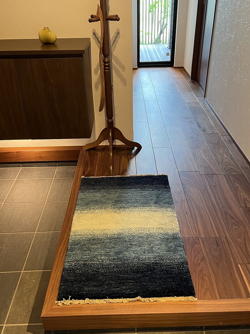ハグみじゅうたん(60x90cm)の施工例