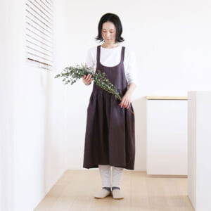 リボンフレアエプロン