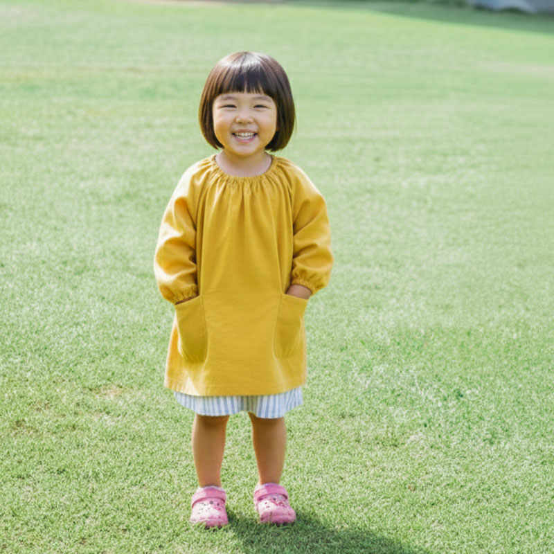 キッズスモック / イエロー
