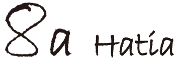 8a Hatia（ハチア）ロゴ