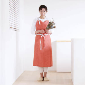 リボンフレアエプロン