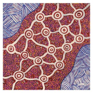 アボリジニ アート アーシーサンライズ - 伝統的なアボリジニのドットアート - Etsy