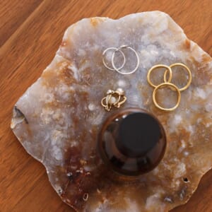 天然石の小物プレート