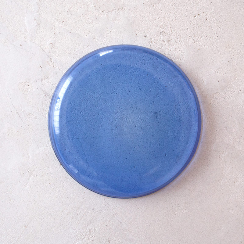 ポップなガラスのプレート