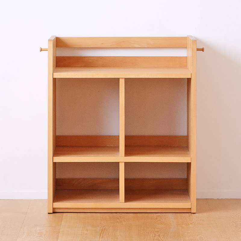 天然木のランドセルラック