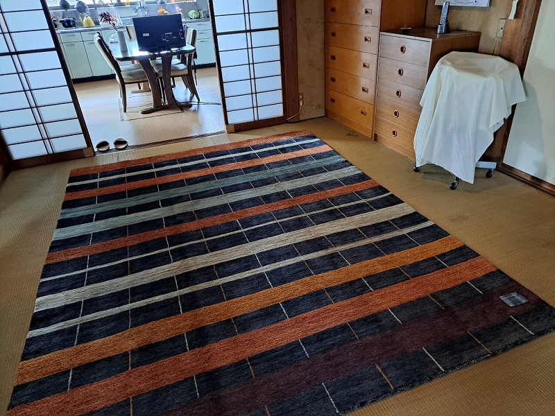 アートギャッベ（295×213cm）の施工例