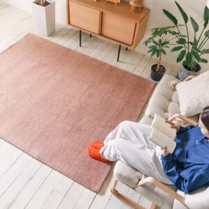 ウールラグ ハグみじゅうたん てざわり無地 マーヴ ER7006