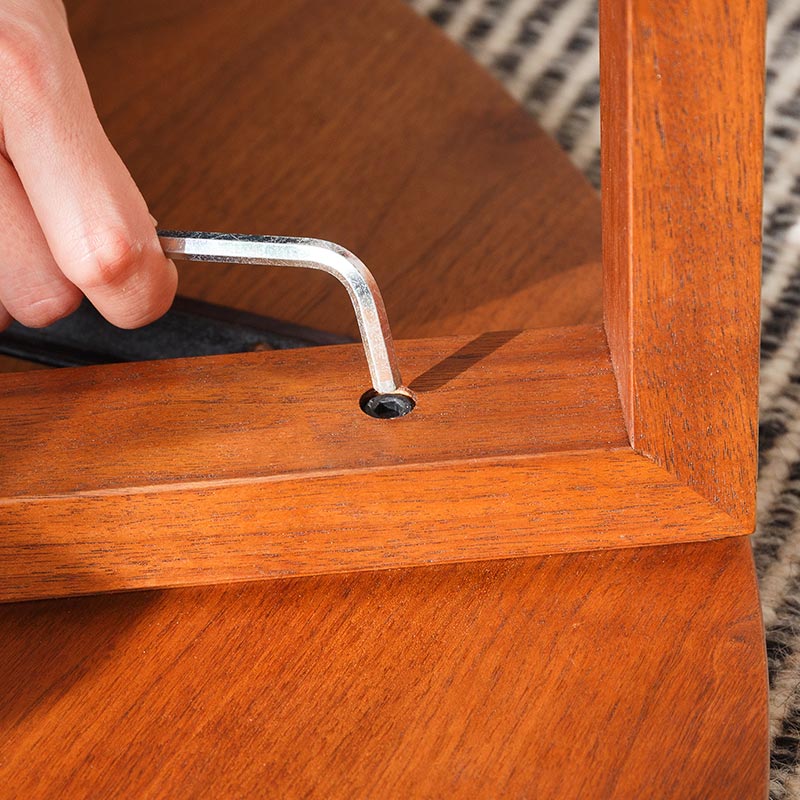 屏風脚のローテーブル