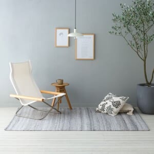 オリジナルラグ　ブレンドR　アッシュブラウン　J2317BN　Mサイズ　約150×200cm　リビング使用イメージ