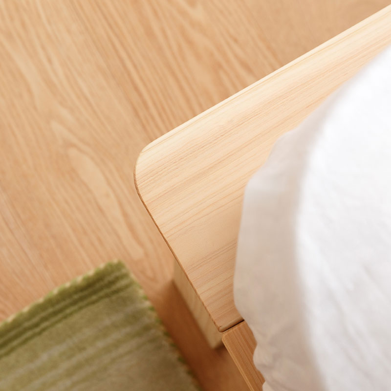 ひのきと炭のベッドフレーム