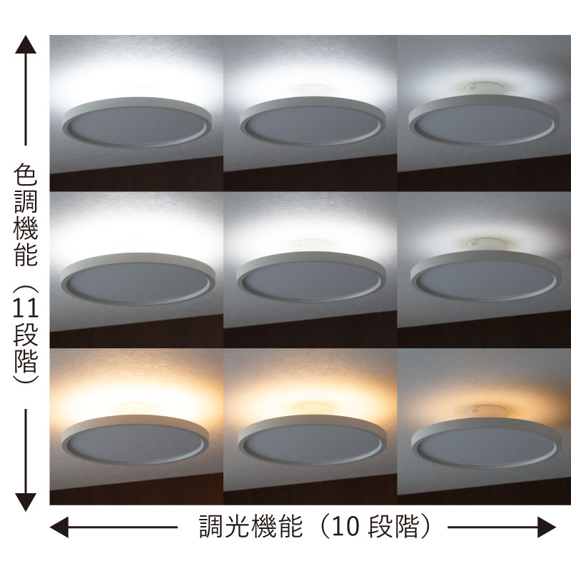 薄型デザインの上下灯シーリングライト