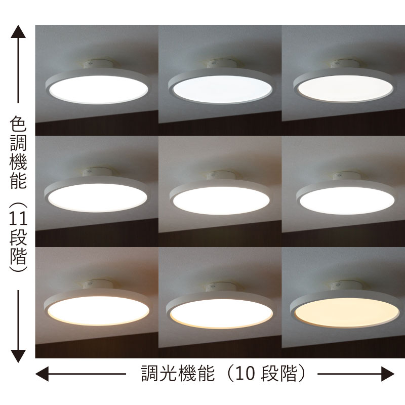 薄型デザインの上下灯シーリングライト