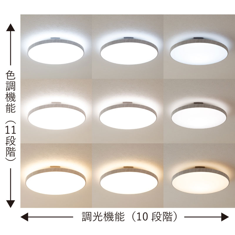 気軽に楽しめるシンプルな薄型シーリングライト