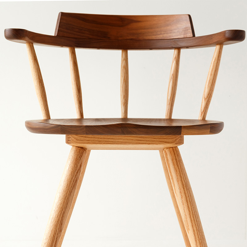 無垢材の回転チェア | ボー・デコール オンラインショップ