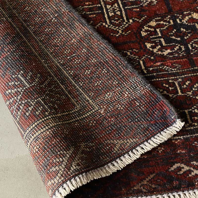 [ブハラ ヘラート] アフガニスタン産 / 1980年代 / OR1016 / 裏面の様子 / 裏面の様子