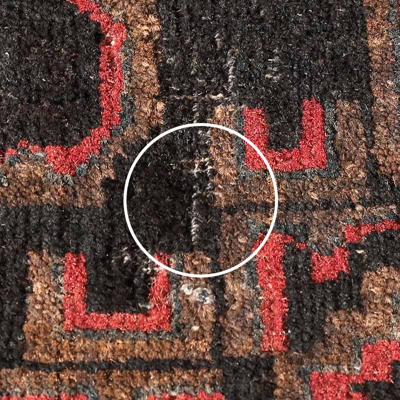 [バグラニ] アフガニスタン産 / 1990年代 / 55×93cm / OR1105 / 小さめの糸抜け