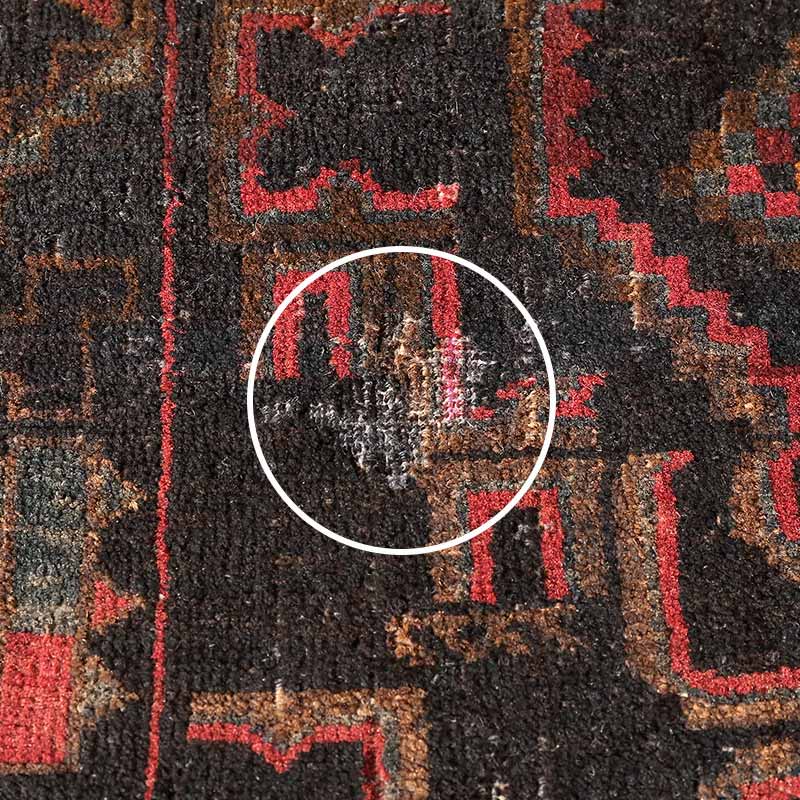 [バグラニ] アフガニスタン産 / 1990年代 / 55×93cm / OR1105 / 大きめの糸抜けあり