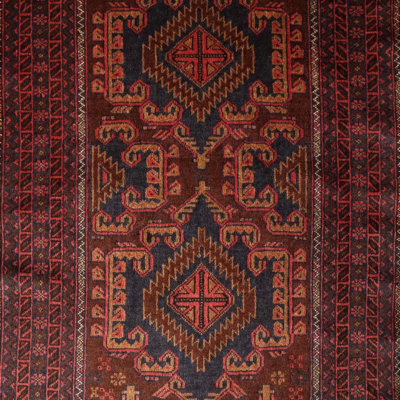 トライバルラグ[ラティフケール] アフガニスタン産 / 1990年代 / OR1114