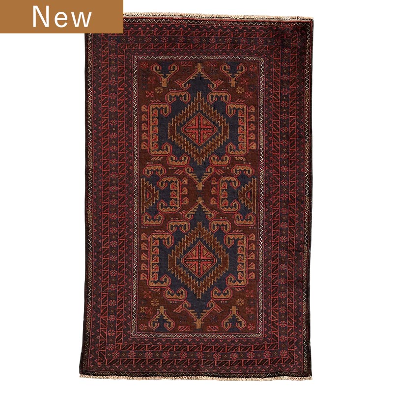 トライバルラグ[ラティフケール] アフガニスタン産 / 1990年代 / OR1114