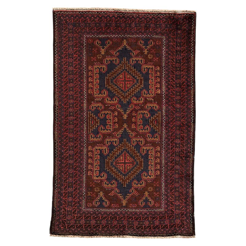 トライバルラグ[ラティフケール] アフガニスタン産 / 1990年代 / OR1114