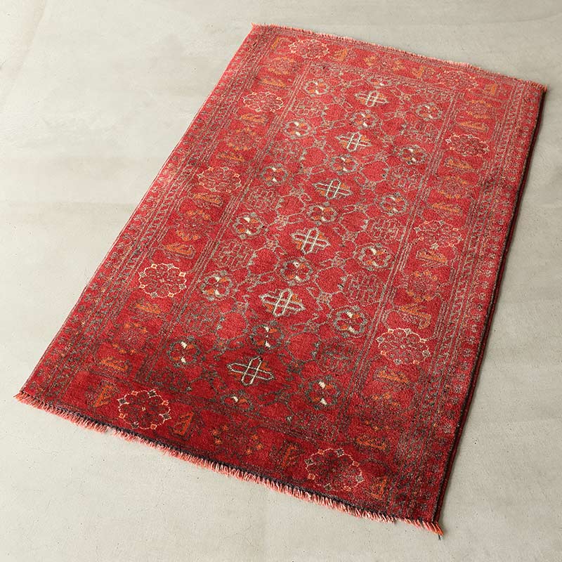 [トルクメン バシリ] 1990年代 / 76×114cm / OR1116 / 明るく見える向き