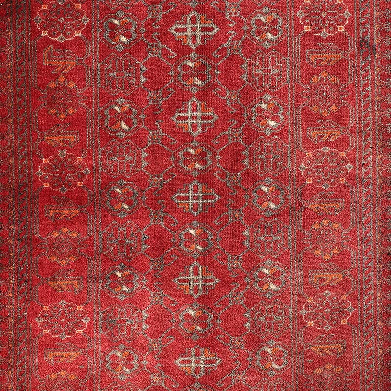 [トルクメン バシリ] 1990年代 / 76×114cm / OR1116 / 実物に比較的近い色合い