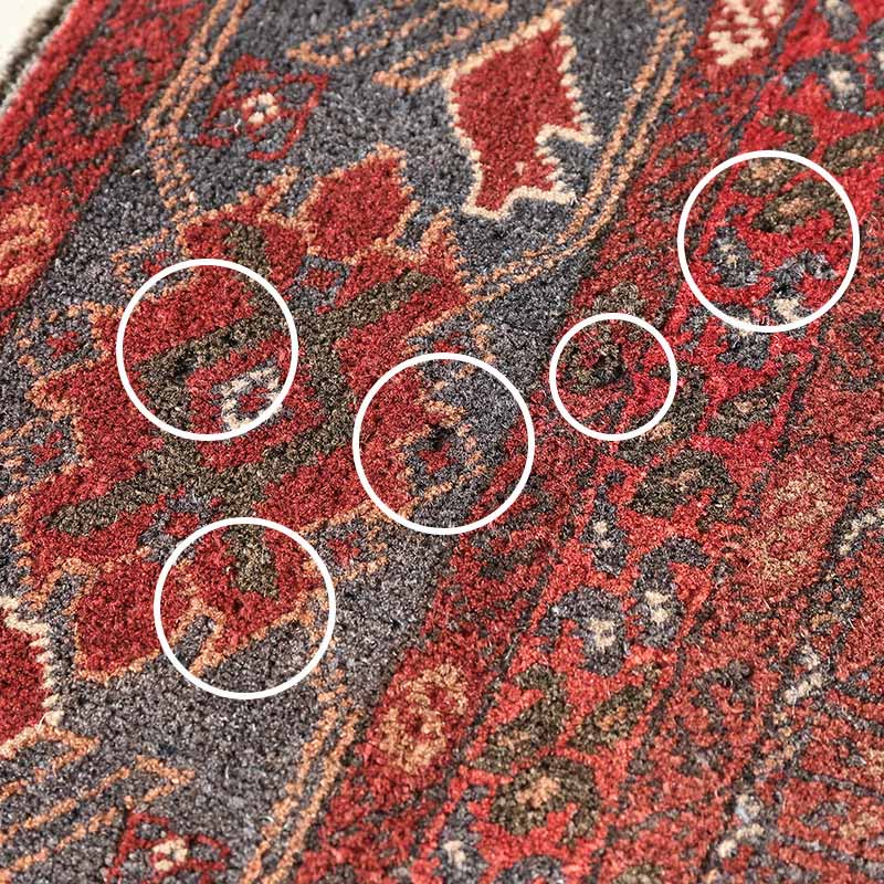 トライバルラグ[トルクメン ブハラ] / 1990年代 / OR1129 / 細かな糸抜けが多数あり