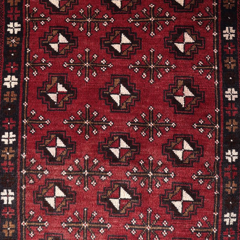 ヴィンテージラグ ヤムート / アフガニスタン / 1970年代 / 83cm x 140cm / OR37-2012037 デザイン