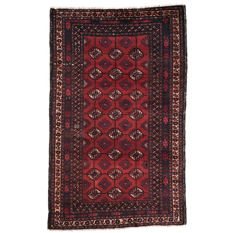 【新品未使用】アフガニスタン産 バルーチ絨毯　ラグ　トライバル　ペルシャ