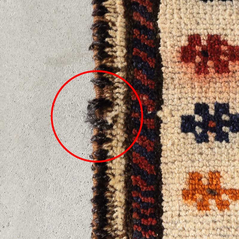 [ノマド] / 1990年代 / OR475 / フリンジにほつれあり