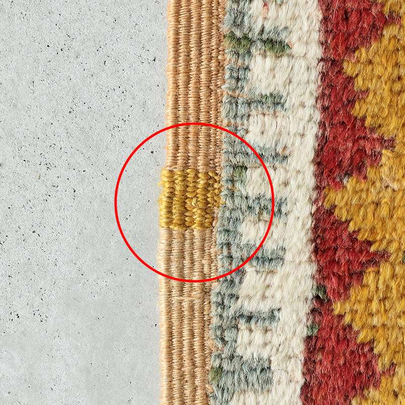 トライバルラグ ベルベル OR63-3012024 フリンジ補修