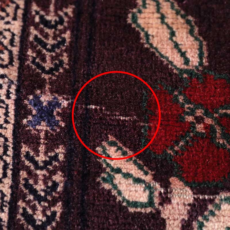 [マルダリ] 1990年代 / OR973 / 薄くなって地糸がみえている箇所あり