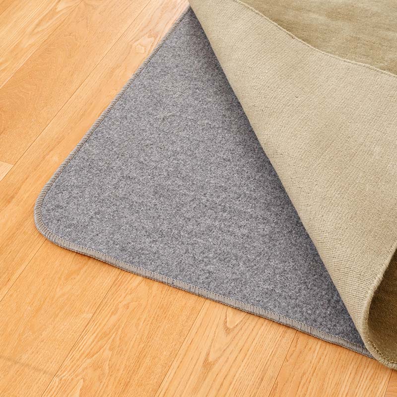 スタンダードウールラグ サンドベージュ 床暖房・ホットカーペットもOK