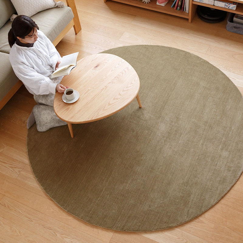 スタンダードウールラグ [サンドベージュサークル / RP6203SBCR]