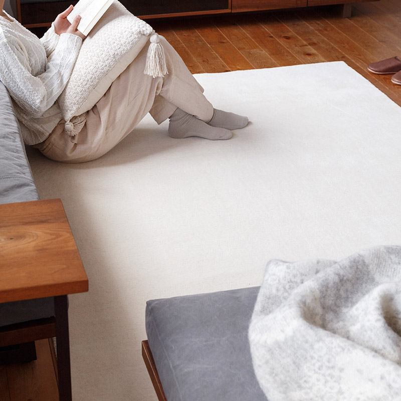 スタンダードウールラグ ホワイト