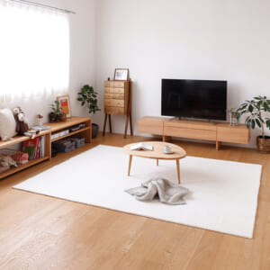 スタンダードウールラグ ホワイト