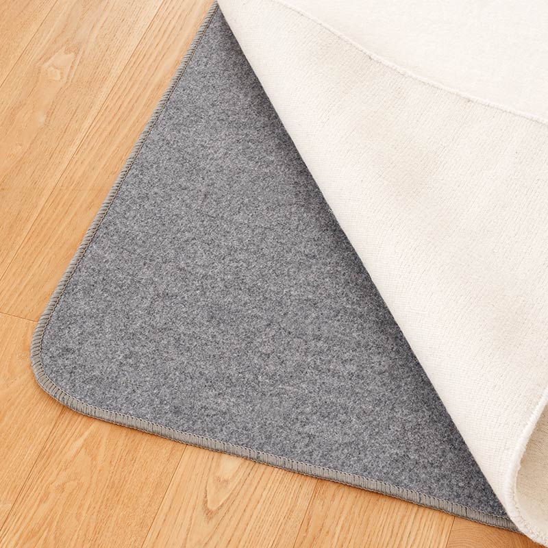 スタンダードウールラグ ホワイト 床暖房・ホットカーペットOK