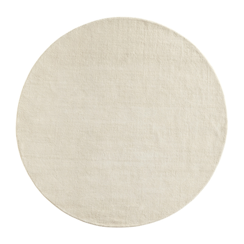 スタンダードウールラグ ホワイトサークル