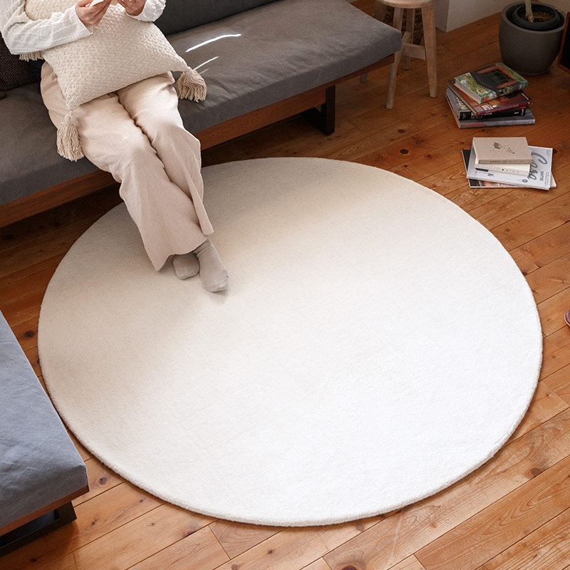 【定価17万】RUGVISTA 円形 サークル ウール ラグ　絨毯　225cm a.depeche pell wool rug circle unnis / アデペシュ ペル ウールラグ