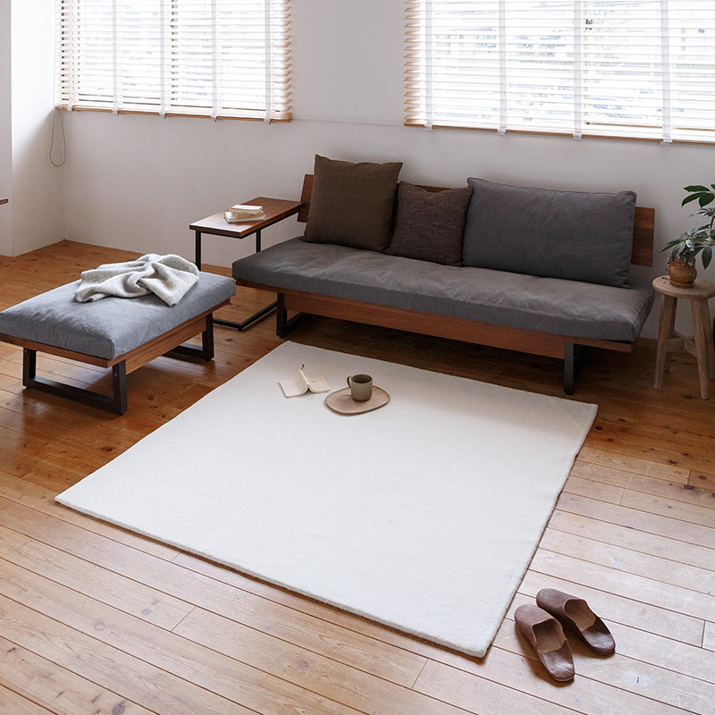 スタンダードウールラグ [ホワイトスクエア / RP6203WHSQ]