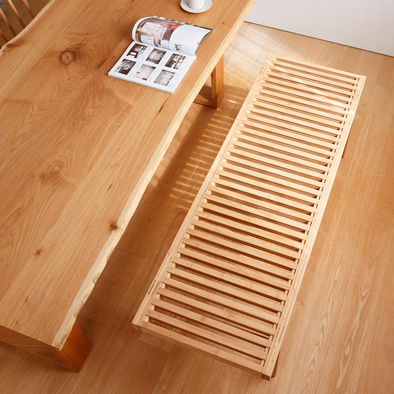 竹のスリットベンチ