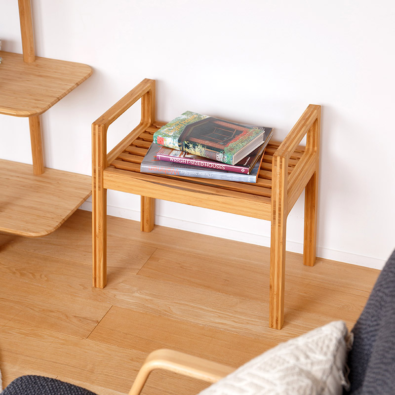 竹のスリットスツール