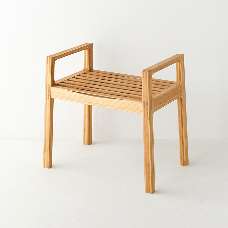 竹のスリットスツール