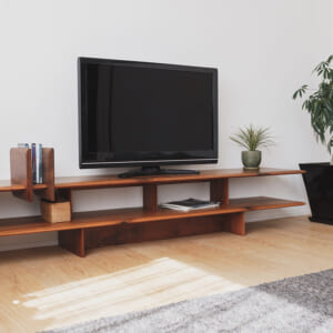 国産総無垢テレビボード（オープンTVボード）