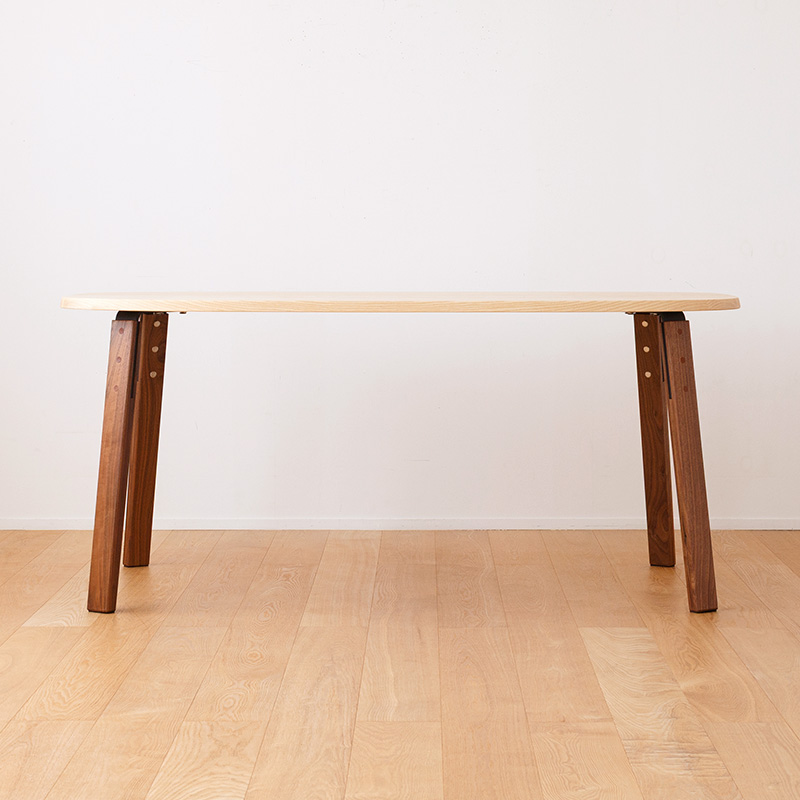 木目調 楕円形ダイニングテーブル 楽天市場】楕円形 ダイニングテーブル 円柱脚 4人 6人 単品