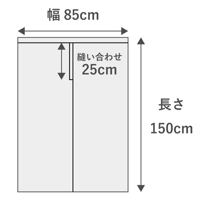 暖簾 / リネン & コットン / サイズ