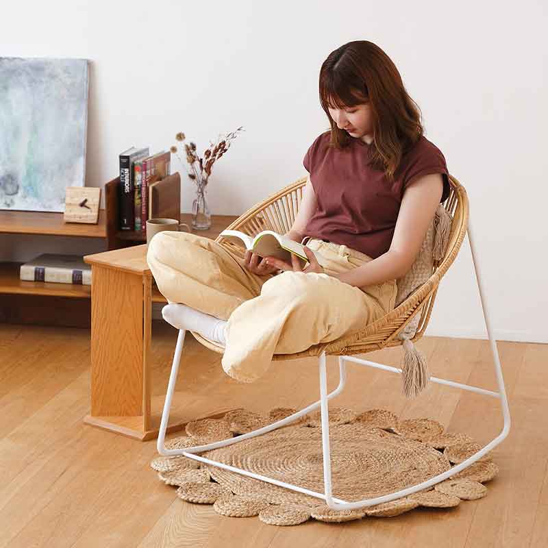 ラタン クレイドルチェア