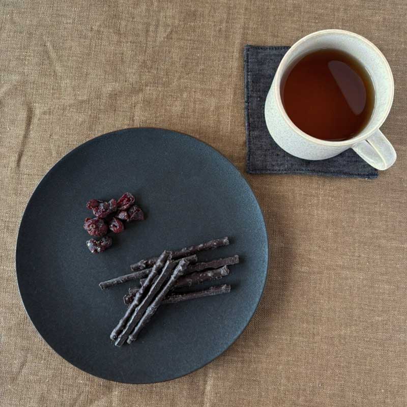 ボー・デコール ポーセリン食器 / フラットプレート マットブラック