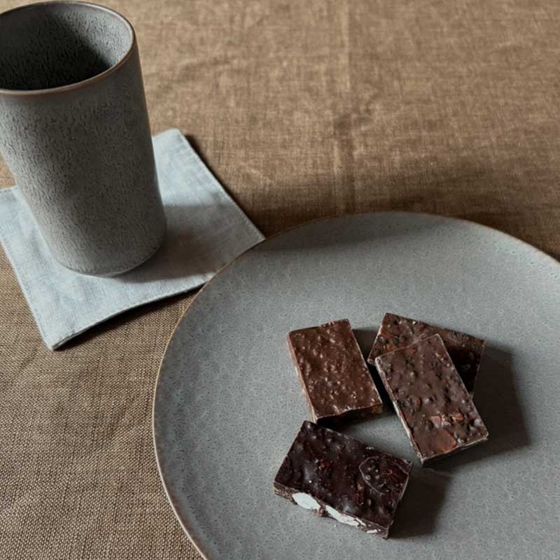 ボー・デコール ポーセリン食器 / フラットプレート トゥルーグレー